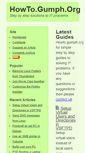 Mobile Screenshot of howto.gumph.org