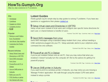 Tablet Screenshot of howto.gumph.org